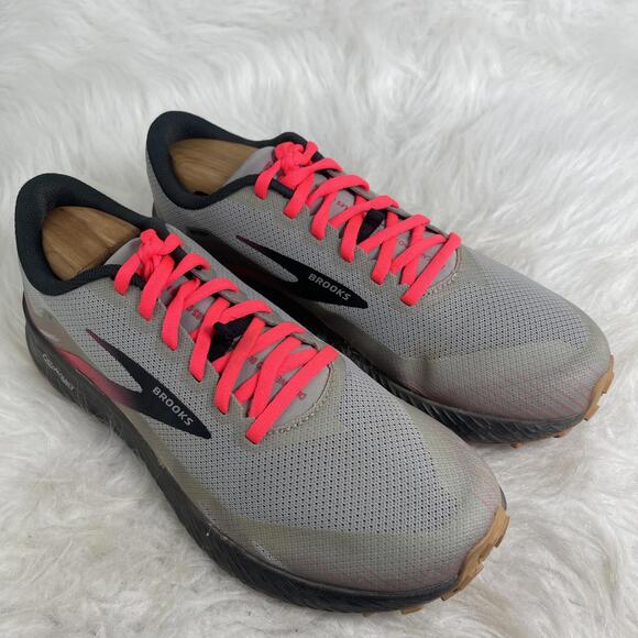 Brooks Catamount Trail Running Shoes Women’s Size 9.5 Gray Outdoor Hike - Picture 1 of 9